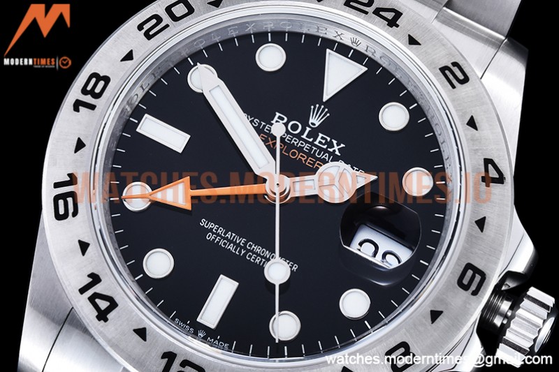 Rolex - Explorer II 226570 904L SS/SS Blk GMF V4 VR3285 CHS