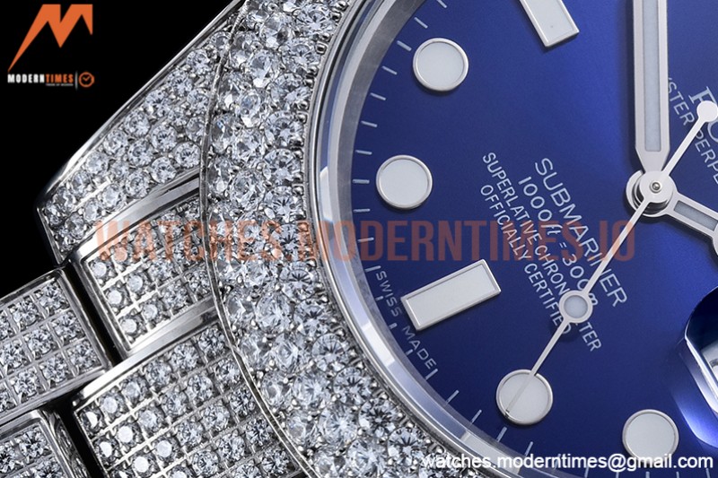 Rolex - Submariner 904 Dia Dia/Dia Blue JVS VR3135