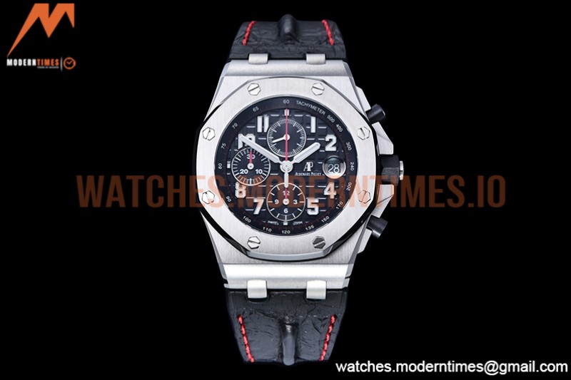 Audemars Piguet - AP ROO Chronograph SS/LE Blk/Num JJF A3126 Mod