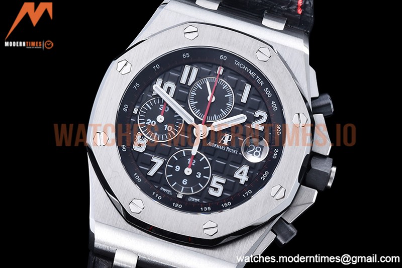 Audemars Piguet - AP ROO Chronograph SS/LE Blk/Num JJF A3126 Mod