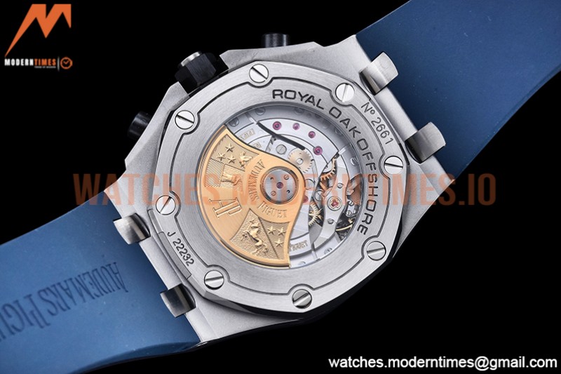 Audemars Piguet - AP ROO Chronograph SS/RU Blue/Num JJF A3126 Mod