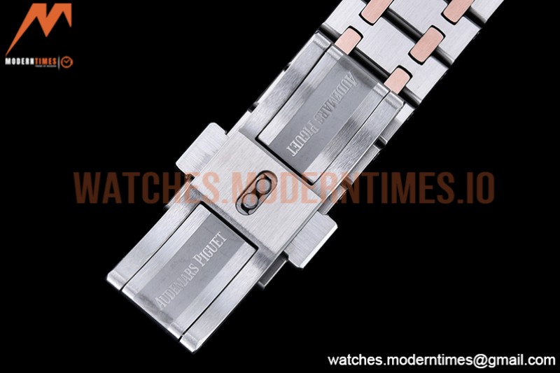 Audemars Piguet - Royal Oak Ladies 67650SR 33mm RG/SS White JJF Qtz