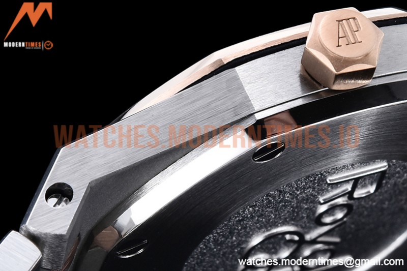 Audemars Piguet - Royal Oak Ladies 67650SR 33mm RG/SS White JJF Qtz