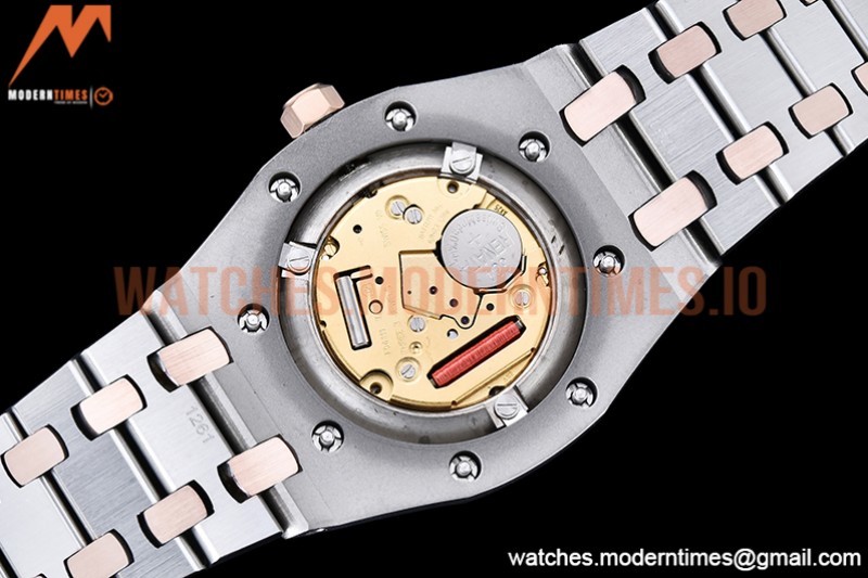 Audemars Piguet - Royal Oak Ladies 67650SR 33mm RG/SS White JJF Qtz