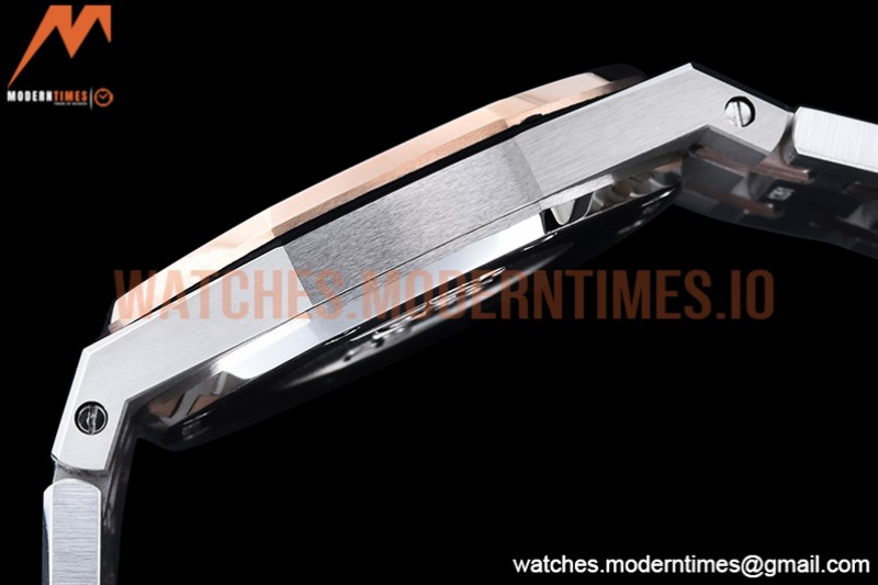 Audemars Piguet - Royal Oak Ladies 67650SR 33mm RG/SS Black JJF Qtz