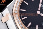 Audemars Piguet - Royal Oak Ladies 67650SR 33mm RG/SS Black JJF Qtz