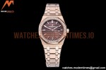 Audemars Piguet - Royal Oak Ladies 67651OR 33mm Dia RG/RG Brown JJF Qtz