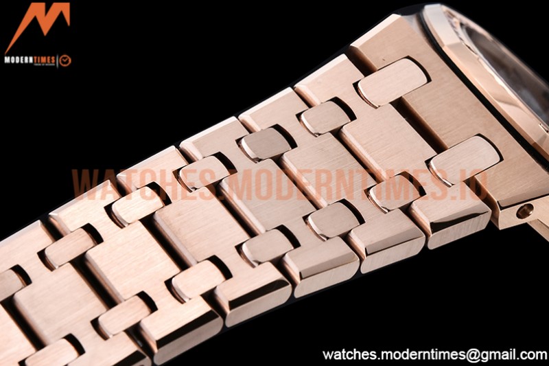 Audemars Piguet - Royal Oak Ladies 67651OR 33mm Dia RG/RG Brown JJF Qtz