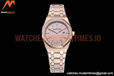 Audemars Piguet - Royal Oak Ladies 67651OR 33mm Dia RG/RG RG JJF Qtz