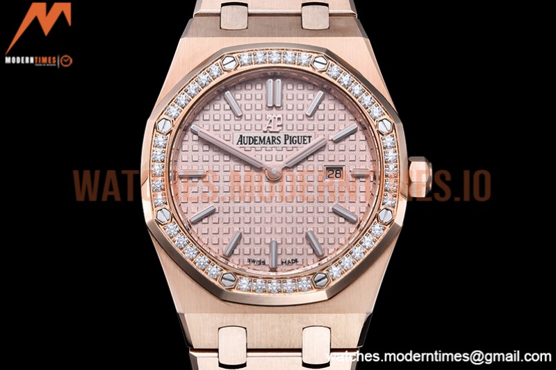 Audemars Piguet - Royal Oak Ladies 67651OR 33mm Dia RG/RG RG JJF Qtz