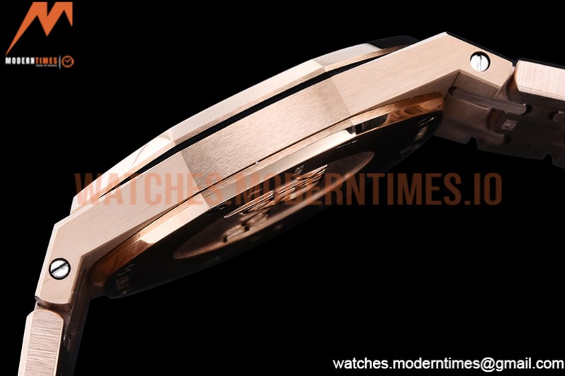 Audemars Piguet - Royal Oak Ladies 67651OR 33mm Dia RG/RG Black JJF Qtz