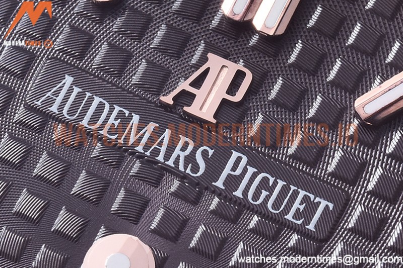 Audemars Piguet - Royal Oak Ladies 67651OR 33mm Dia RG/RG Black JJF Qtz