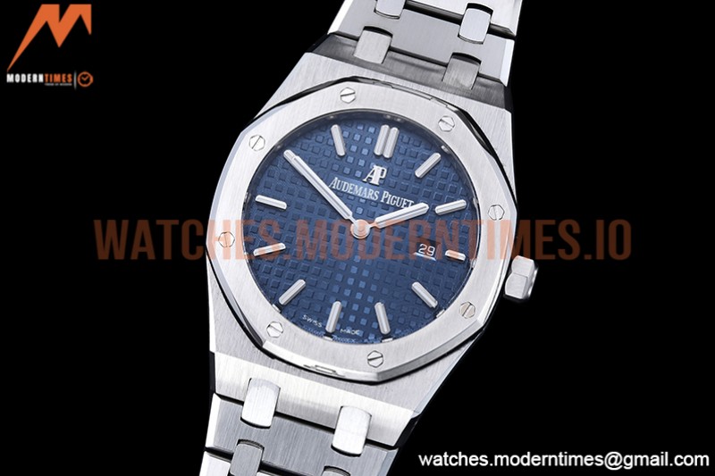 Audemars Piguet - Royal Oak Ladies 67650ST 33mm SS/SS Blue JJF Quartz
