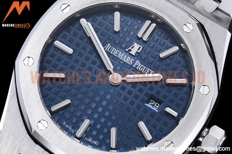 Audemars Piguet - Royal Oak Ladies 67650ST 33mm SS/SS Blue JJF Quartz