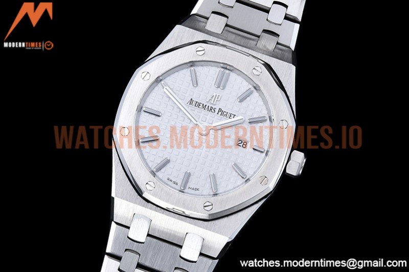 Audemars Piguet - Royal Oak Ladies 67650ST 33mm SS/SS White JJF Quartz