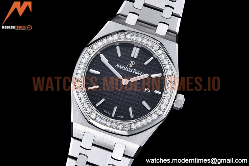 Audemars Piguet - Royal Oak Ladies 67651ST 33mm Dia SS/SS Black JJF Qtz