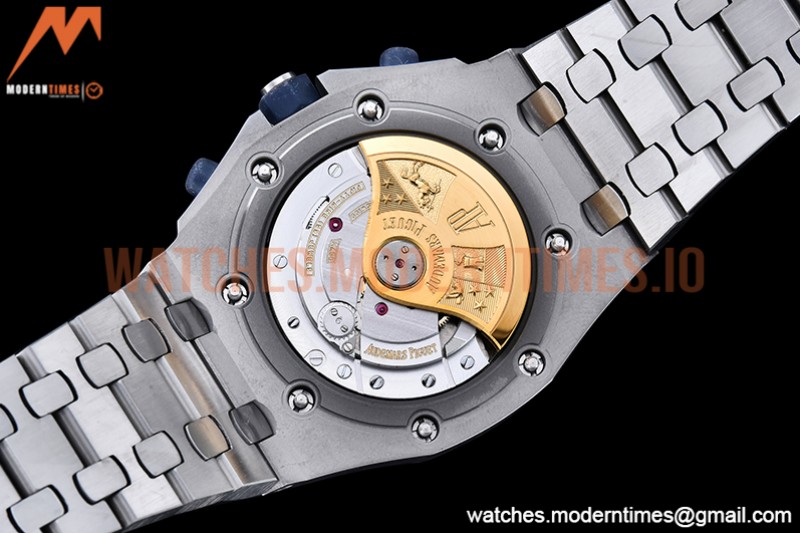 Audemars Piguet - AP ROO Chronograph SS/SS Blue/Dot JJF A3126 Mod