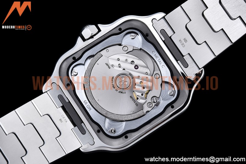 Cartier - Santos De Cartier 2018 Mens XL SS/SS Green BVF MY9015