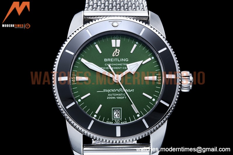 Breitling - Superocean Heritage II 42mm SS/SS Green GF A2824