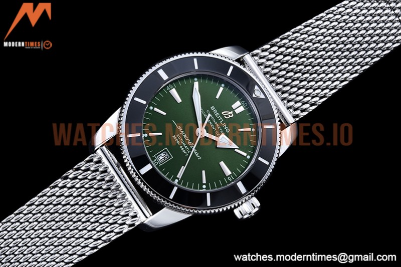 Breitling - Superocean Heritage II 42mm SS/SS Green GF A2824