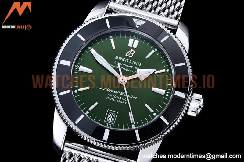Breitling - Superocean Heritage II 42mm SS/SS Green GF A2824
