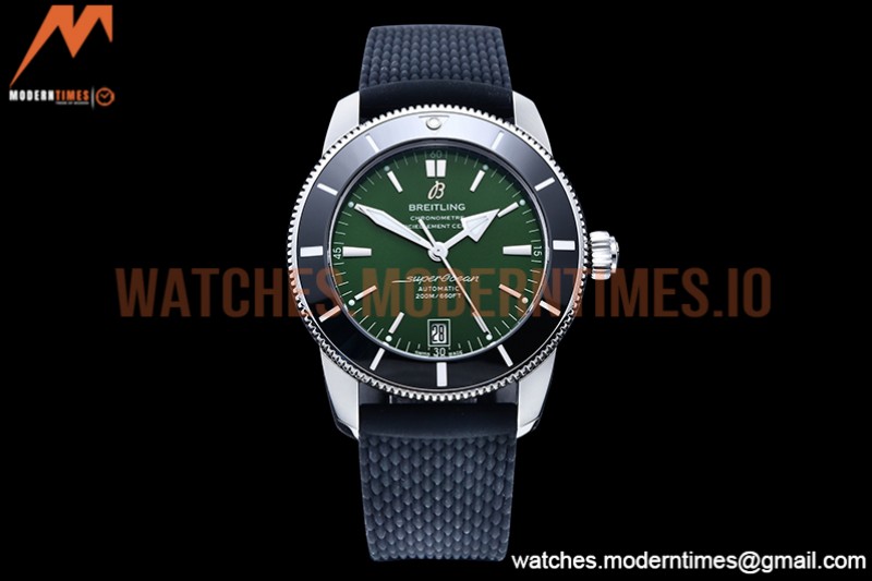 Breitling - Superocean Heritage II 42mm SS/RU Green GF A2824
