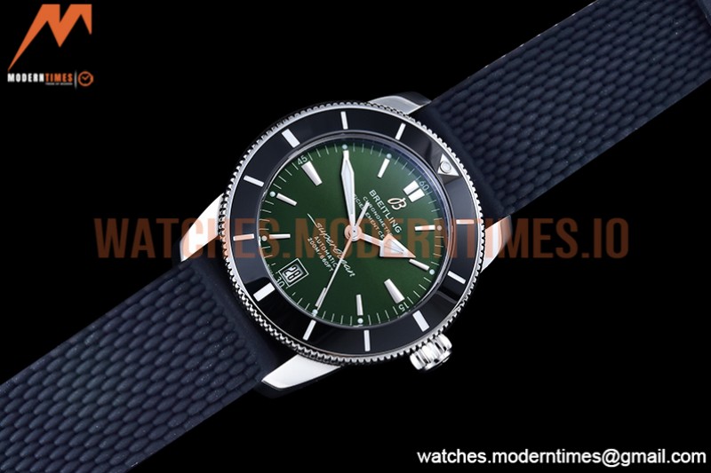Breitling - Superocean Heritage II 42mm SS/RU Green GF A2824