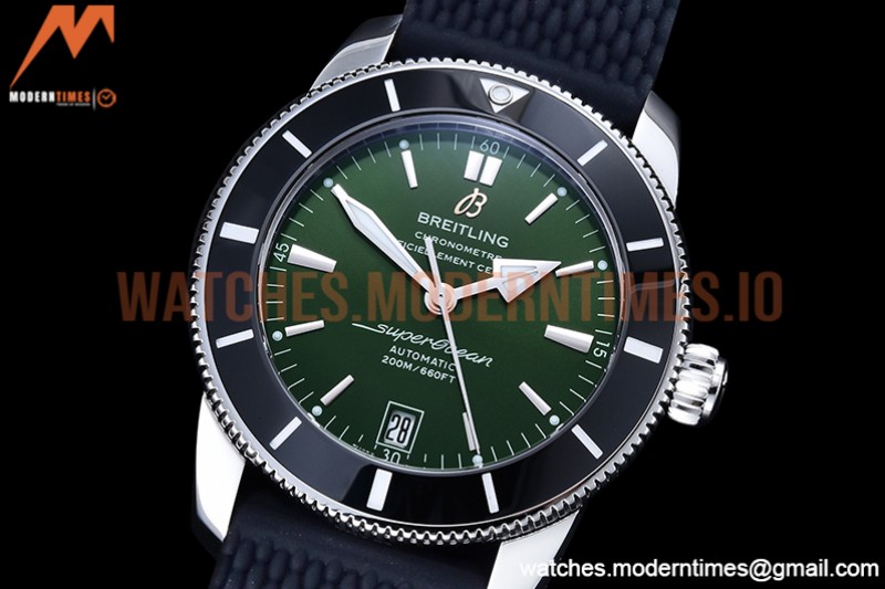 Breitling - Superocean Heritage II 42mm SS/RU Green GF A2824