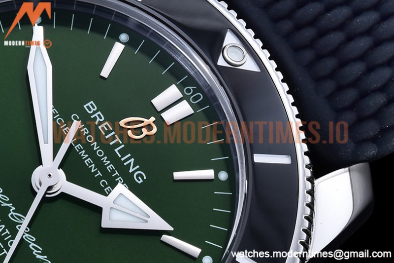 Breitling - Superocean Heritage II 42mm SS/RU Green GF A2824
