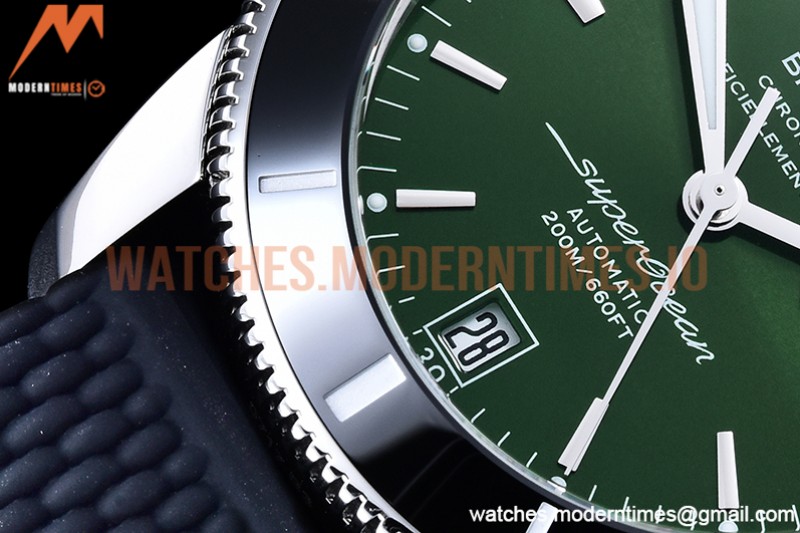 Breitling - Superocean Heritage II 42mm SS/RU Green GF A2824