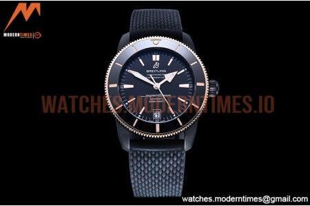 Breitling - Superocean Heritage II 42mm DLC/RG/RU Black GF A2824