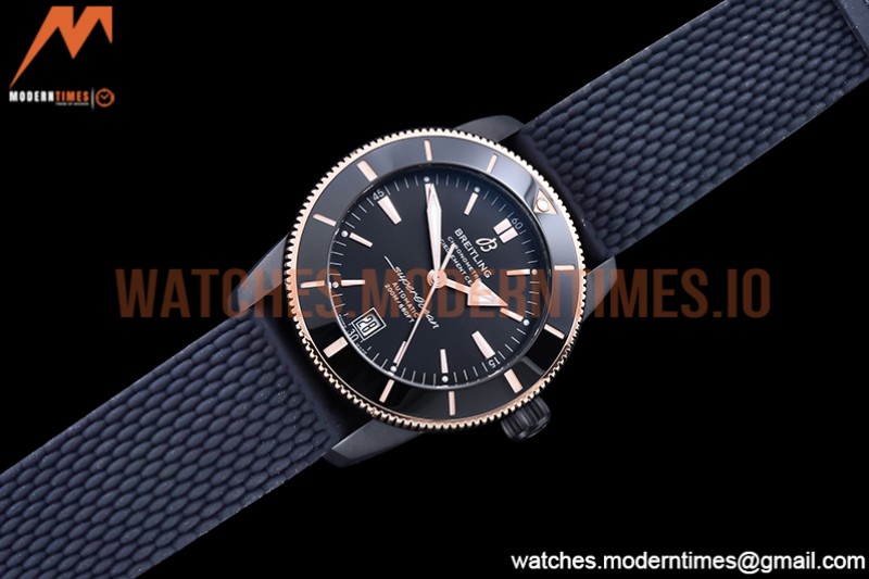 Breitling - Superocean Heritage II 42mm DLC/RG/RU Black GF A2824