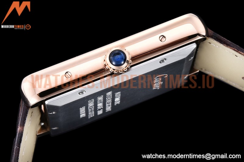 Cartier - Tank Solo Brn-C RG/LE White TWF Miyota 9015