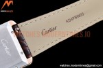 Cartier - Tank Solo Brn-C RG/LE White TWF Miyota 9015