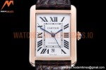 Cartier - Tank Solo Brn-C RG/LE White TWF Miyota 9015