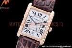 Cartier - Tank Solo Brn-C RG/LE White TWF Miyota 9015