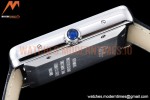 Cartier - Tank Solo Blk-C SS/LE White TWF Miyota 9015