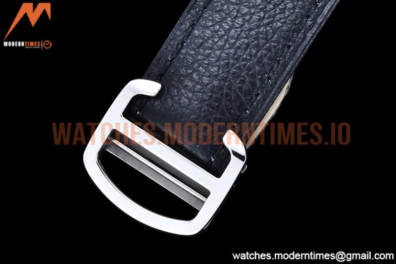 Cartier - Tank Solo Blk SS/LE White TWF Miyota 9015