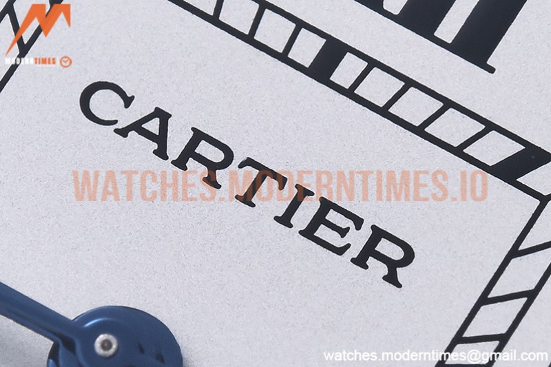 Cartier - Tank Solo Blk SS/LE White TWF Miyota 9015