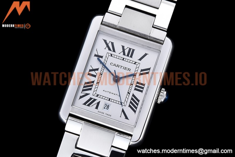 Cartier - Tank Solo SS/SS White TWF Miyota 9015