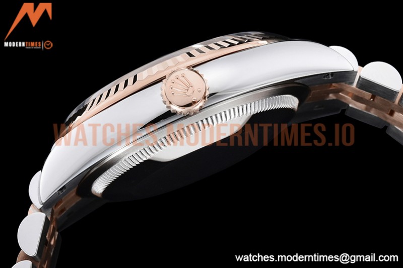 Rolex - DJ 36mm Jub Flt 904L RG/SS P-Grey/Stk VSF VS3235