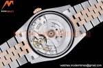 Rolex - DJ 36mm Jub Flt 904L RG/SS P-Grey/Stk VSF VS3235