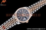 Rolex - DJ 36mm Jub Flt 904L RG/SS P-Grey/Stk VSF VS3235