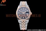 Rolex - DJ 36mm Jub Flt 904L RG/SS P-Grey/Dia VSF VS3235