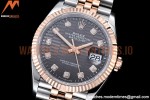 Rolex - DJ 36mm Jub Flt 904L RG/SS P-Grey/Dia VSF VS3235