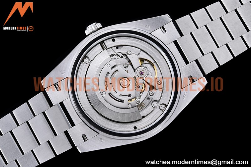 Rolex - DayDate 40mm Flt Dia SS/SS Black/Stk GSF A2836 Mod