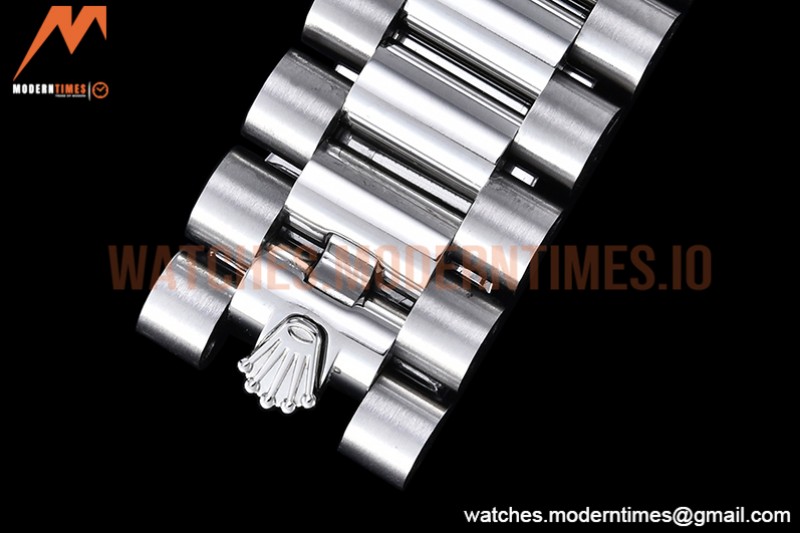 Rolex - DayDate 40mm Flt Dia SS/SS Grey/Stk GSF A2836 Mod