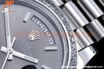 Rolex - DayDate 40mm Flt Dia SS/SS Grey/Stk GSF A2836 Mod