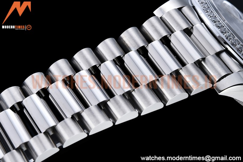 Rolex - DayDate 40mm Flt Dia SS/SS L-Blue/Rm GSF A2836 Mod
