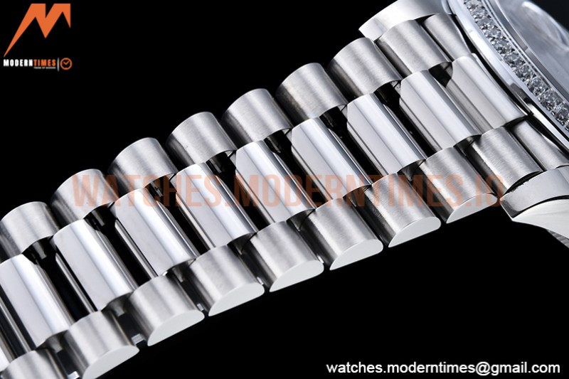 Rolex - DayDate 40mm Flt Dia SS/SS Blue/Rm GSF A2836 Mod